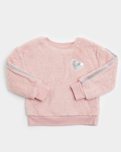Girls Lurex Fluffy Sweater (3-8 years)